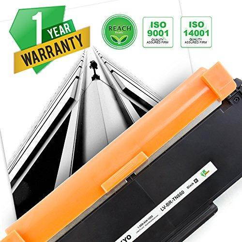 LINKYO Valueline Replacement Brother TN660 TN-660 TN630 High Yield Black Toner Cartridge for HL-L2300D HL-L2305W MFC-L2740DW MFC-L2700DW DCP-L2540DW (4-Pack)