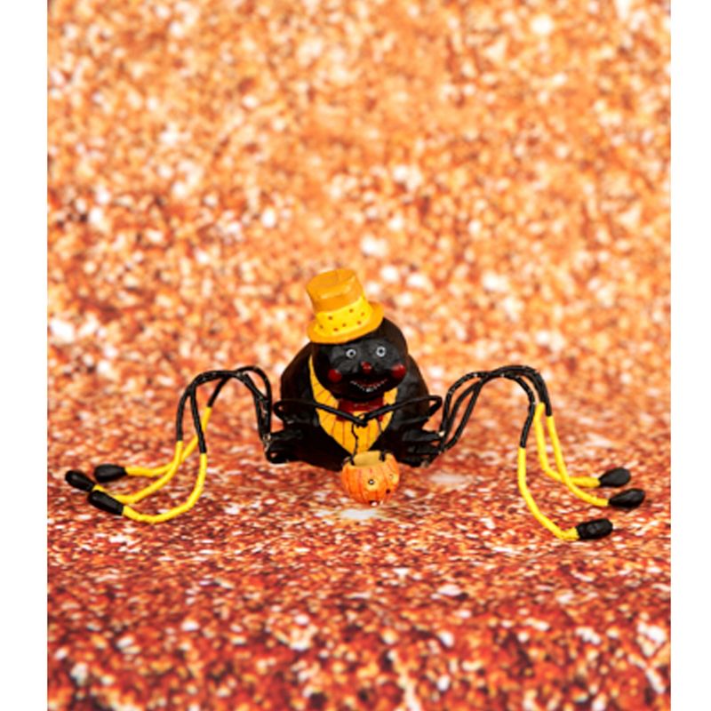 Lori Mitchell 3.0" Willie Web Weaver Spider Black Halloween  -  Decorative Figurines