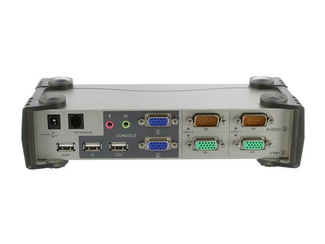 ATEN CS1742 2 Port Dual-View KVM Switch