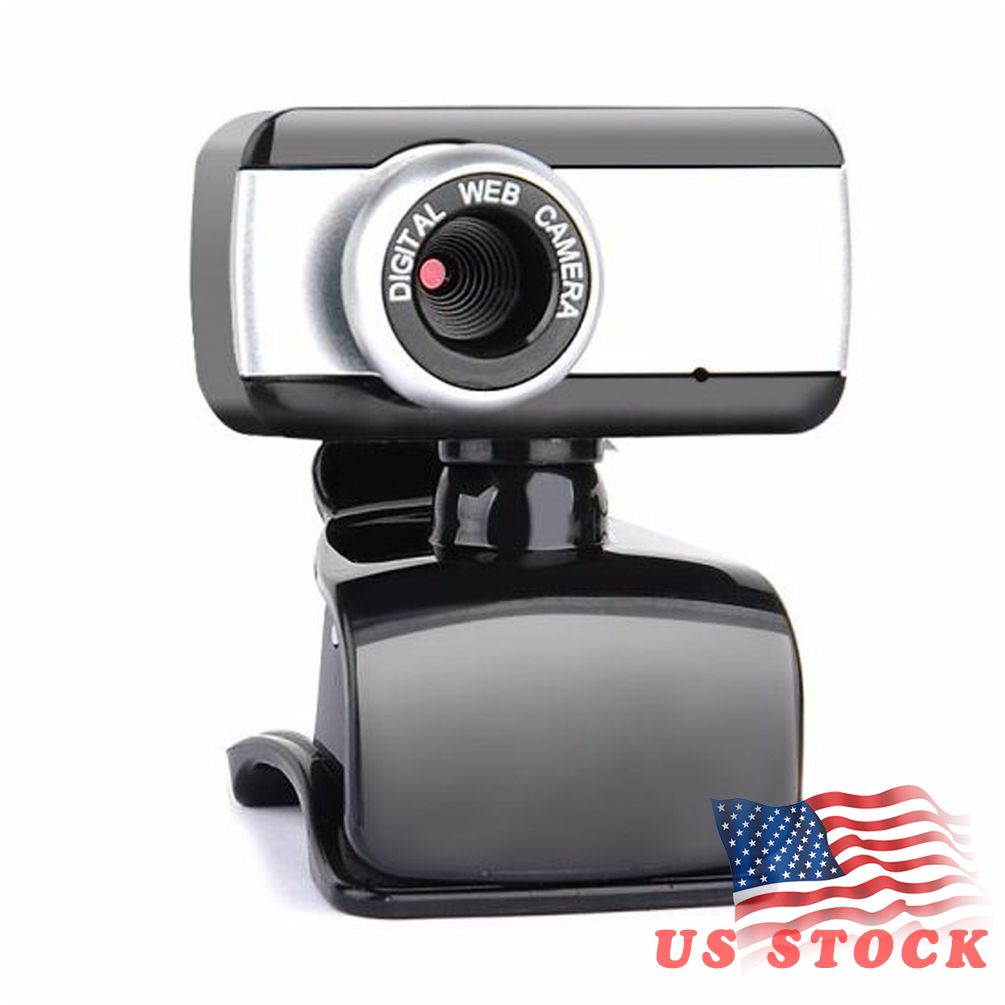 USB Web Camera, HD Webcam with Microphone for PC Computers Laptops, USB Clip-On Web Cam 360 Degree Rotatable for Notebook Laptop