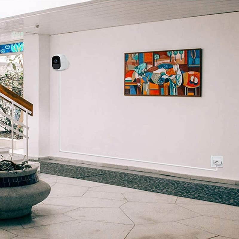 Arlo Charging Cables, Quick Charge 3.0 Wall Charger, Arlo Pro Charging Cable and Power Adapter Compatible with Arlo Pro & Pro 2, Arlo GO, Other Home Camera (Micro USB), 1 Set, White