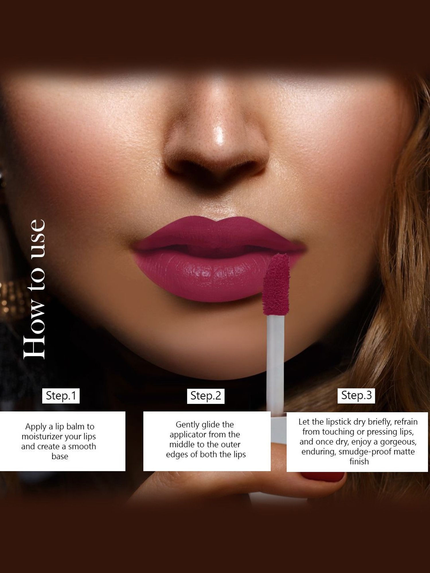 Glamveda Always On Matte Liquid Lipstick Mini Obsessed-017 - 1.2 ml