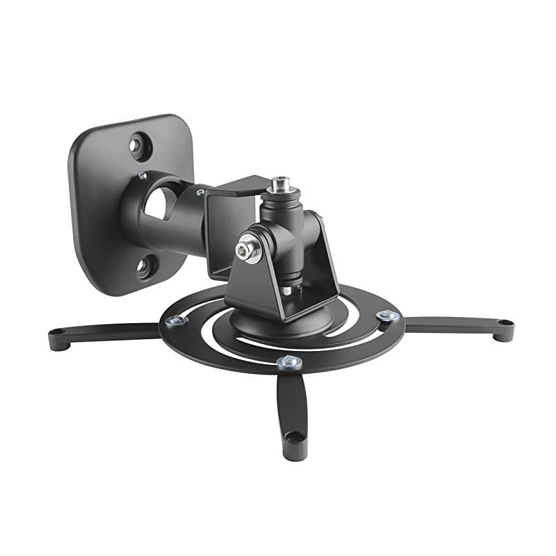 Projector Mount Universal Ceiling Bracket LCD DLP Tilt 360&deg; Swivel 30lbs Black