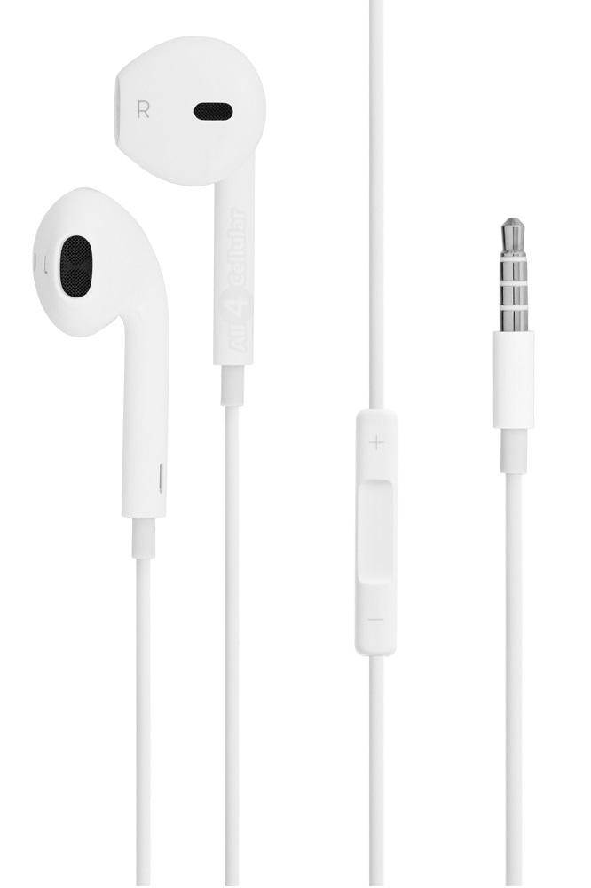 Apple Earphone White 3.5mm Connector EarPods with Remote and Mic