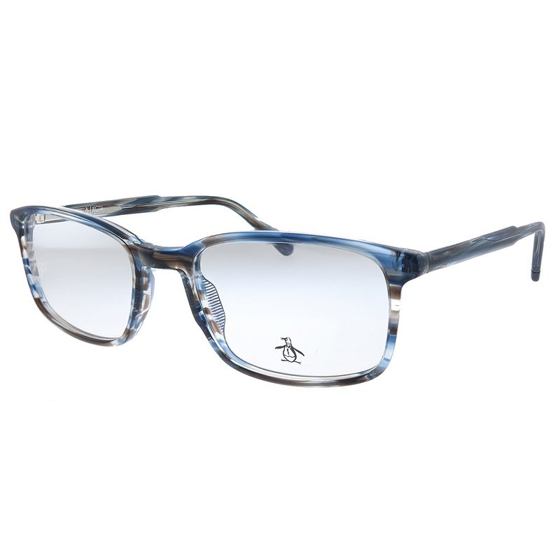 Original Penguin The Layne BL Unisex Square Eyeglasses Storm Blue 51mm