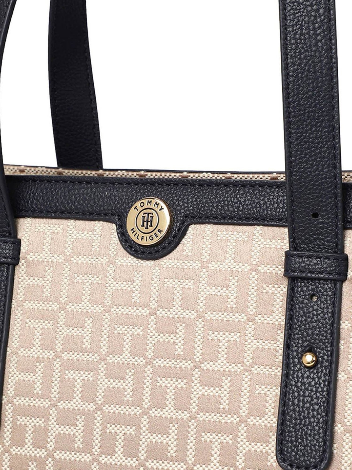 TOMMY HILFIGER Beige WILDER II Logo Shoulder Bag