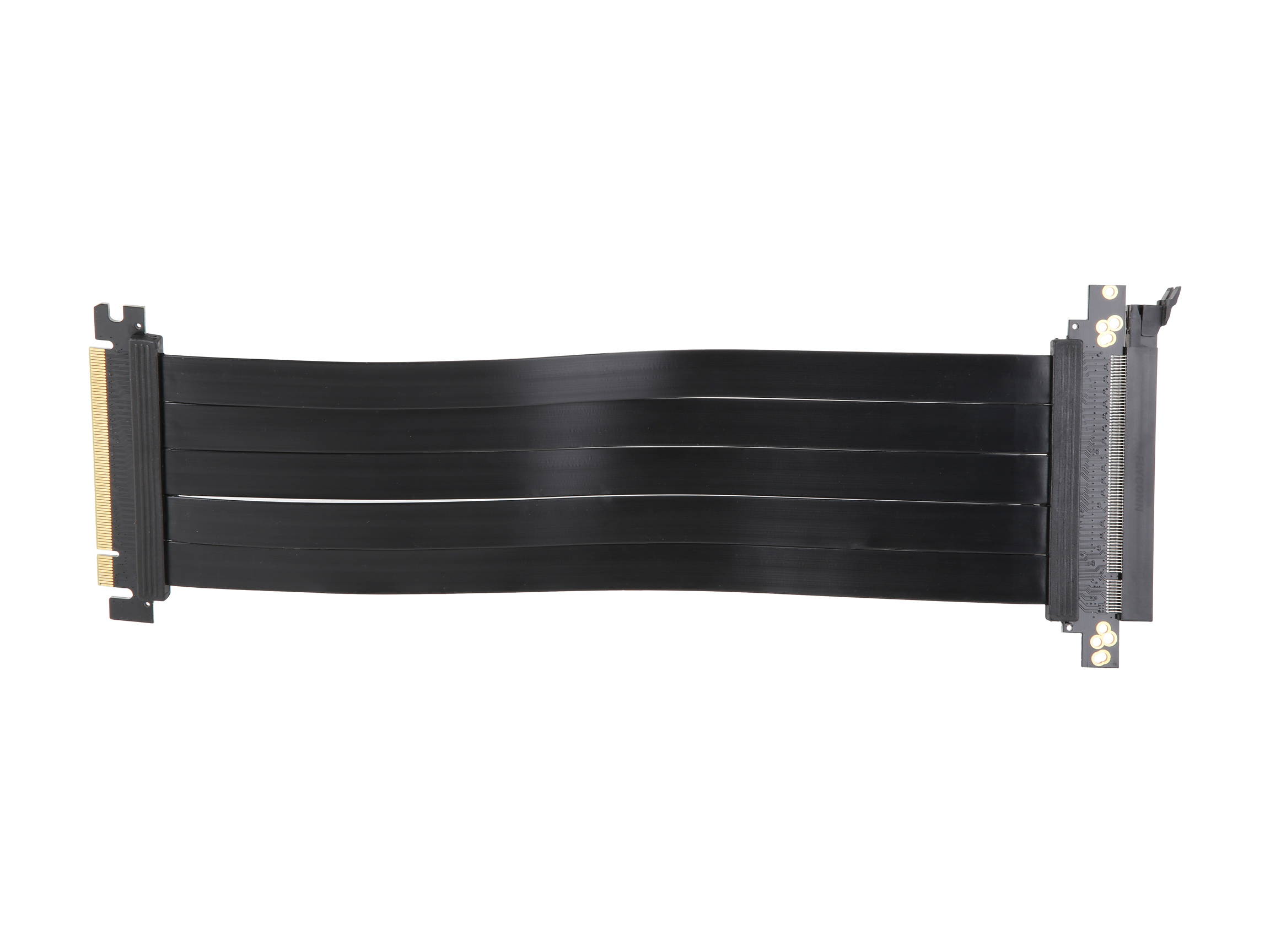 Athena Power 300mm PCI-E x16, PCIe 3.0 High Quality Flexible EMI Shielded Ribbon Riser Extension Cable, Wide Range Vertical Mounting GPU Support Straight (CABLE-PCIE16A1-30V2)