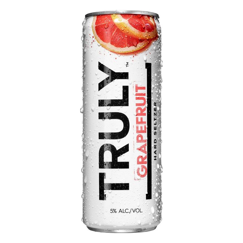 Truly Grapefruit Hard Seltzer - 6pk/12 fl oz Slim Cans