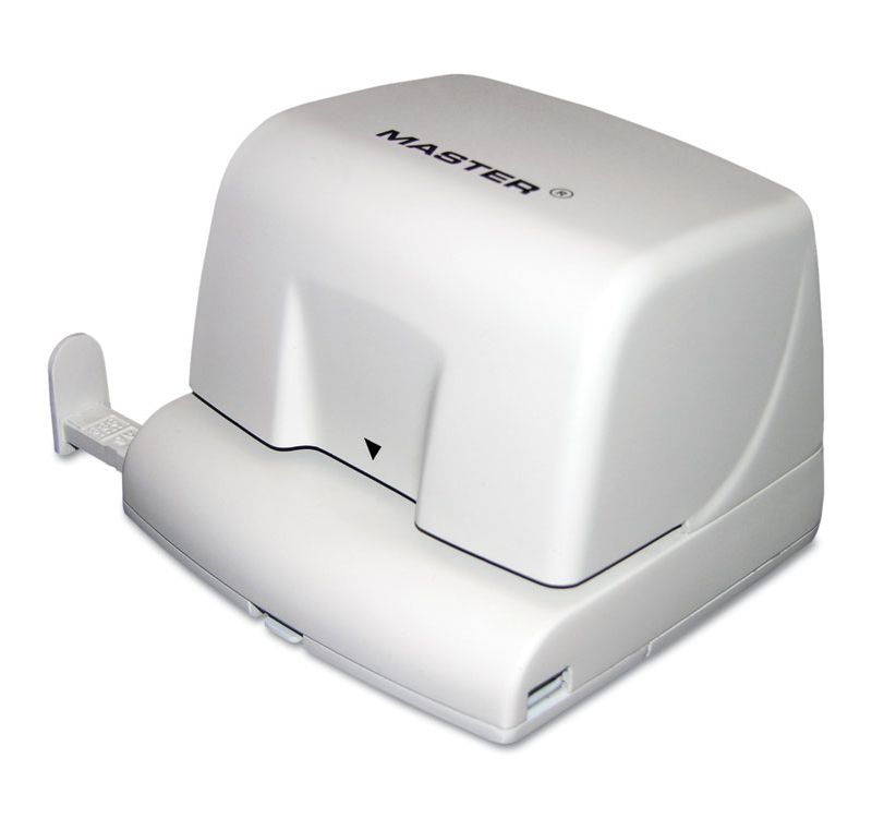 Master Electric Two-Hole Punch 10-Sheet Capacity EP210