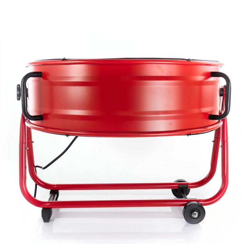 VieAir 24 Inch Commercial Floor Drum Fan in Red