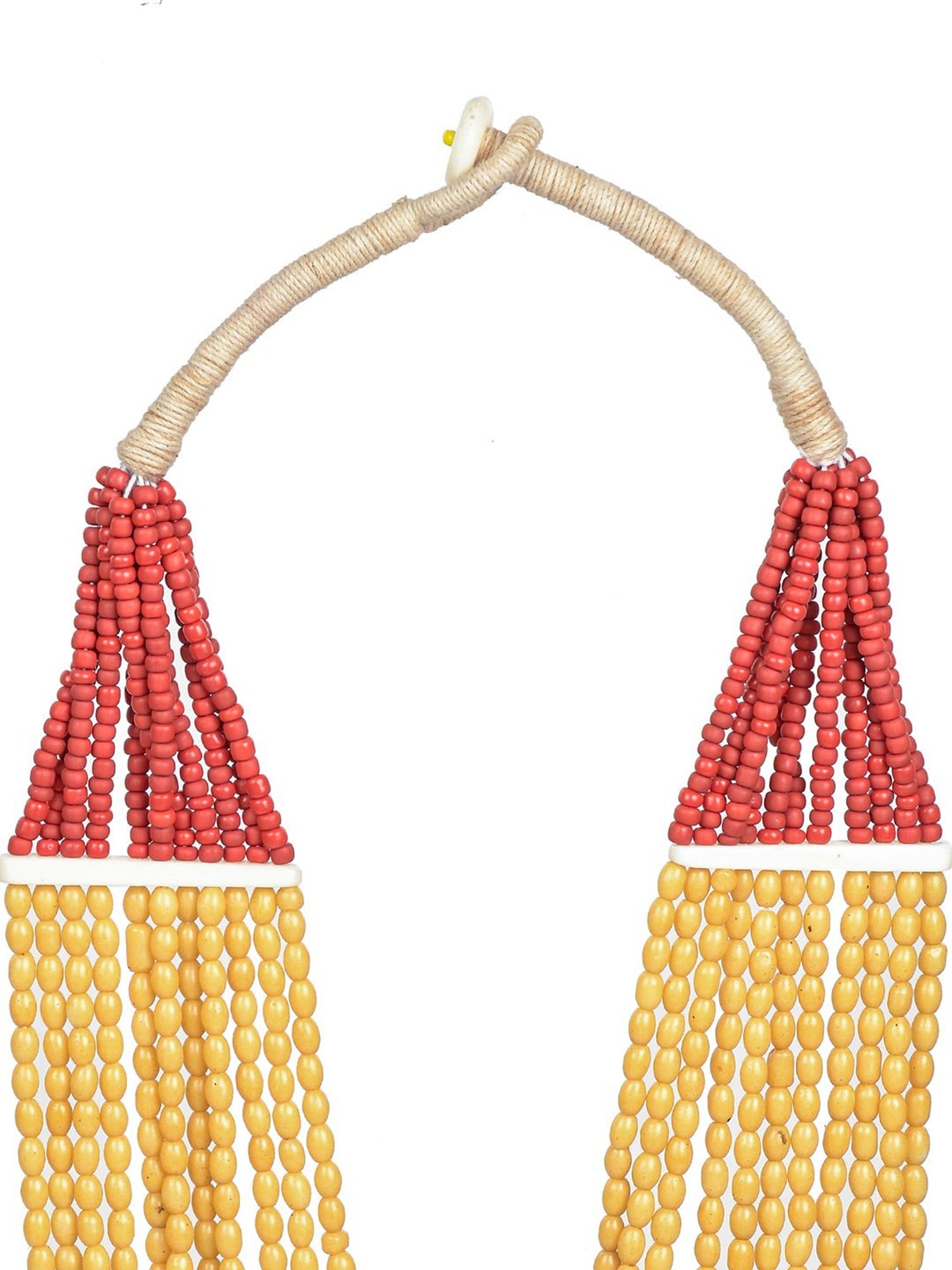 Imli Street Multicolor Vintage Naga Beaded Tribal Necklace