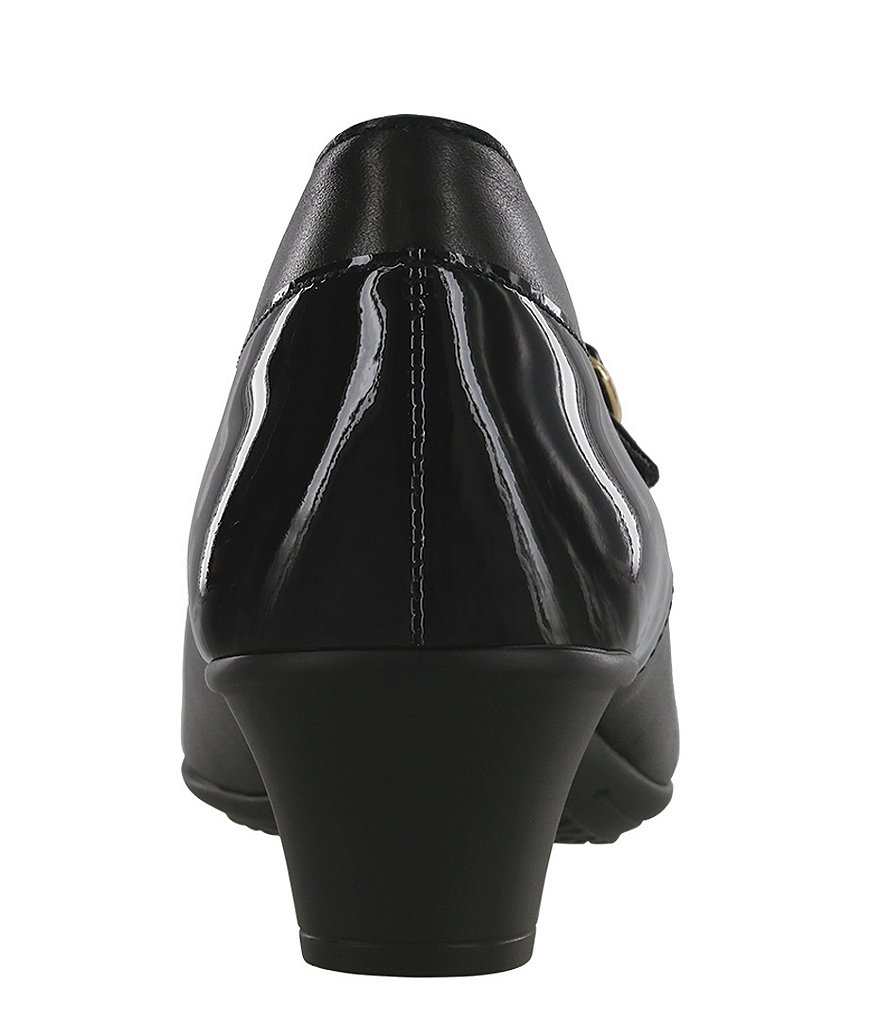 Sas Isabel Leather Block Heel Mary Jane Pumps