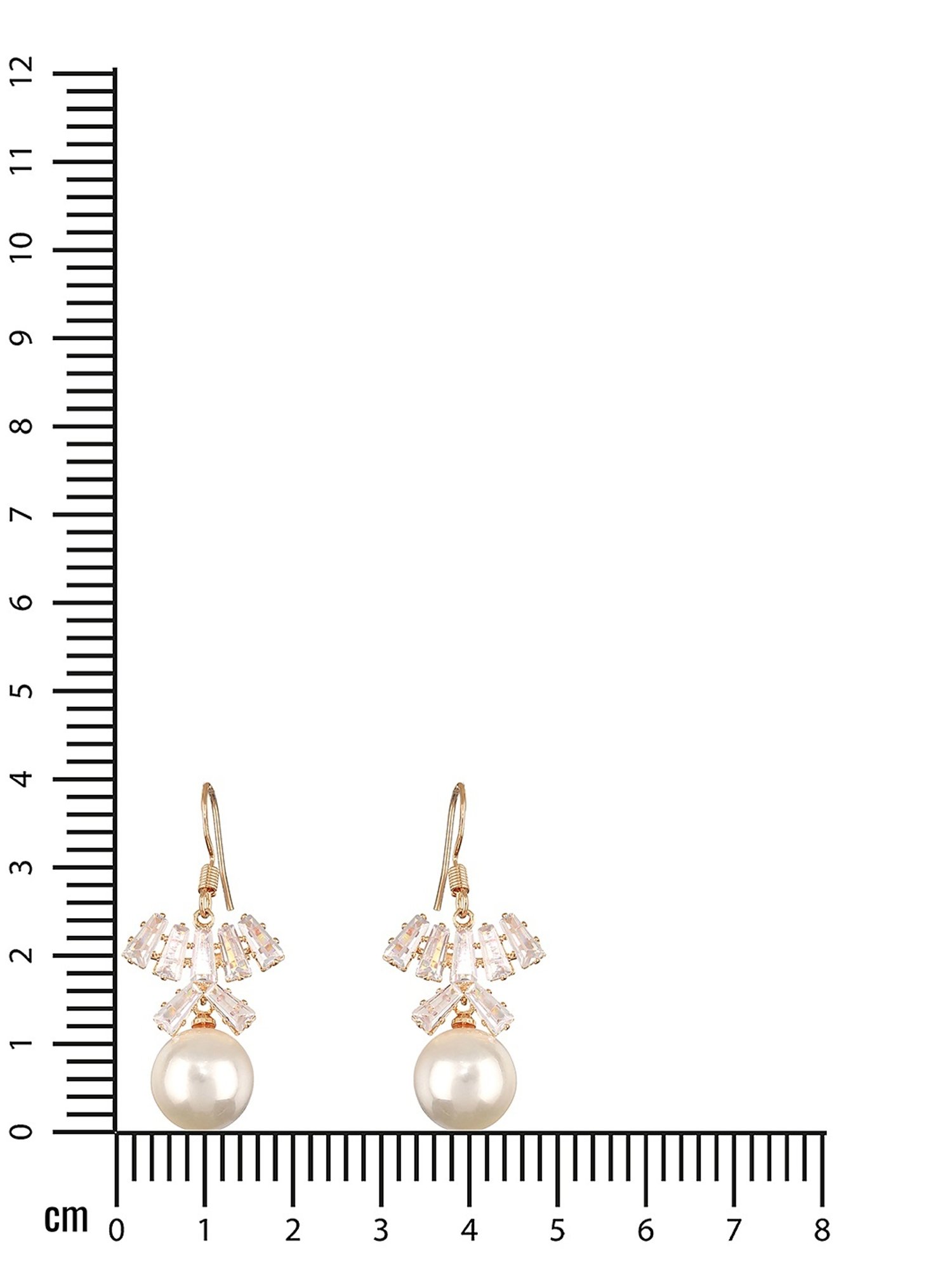 Aatmana Gold-Toned Floral Drop Earrings
