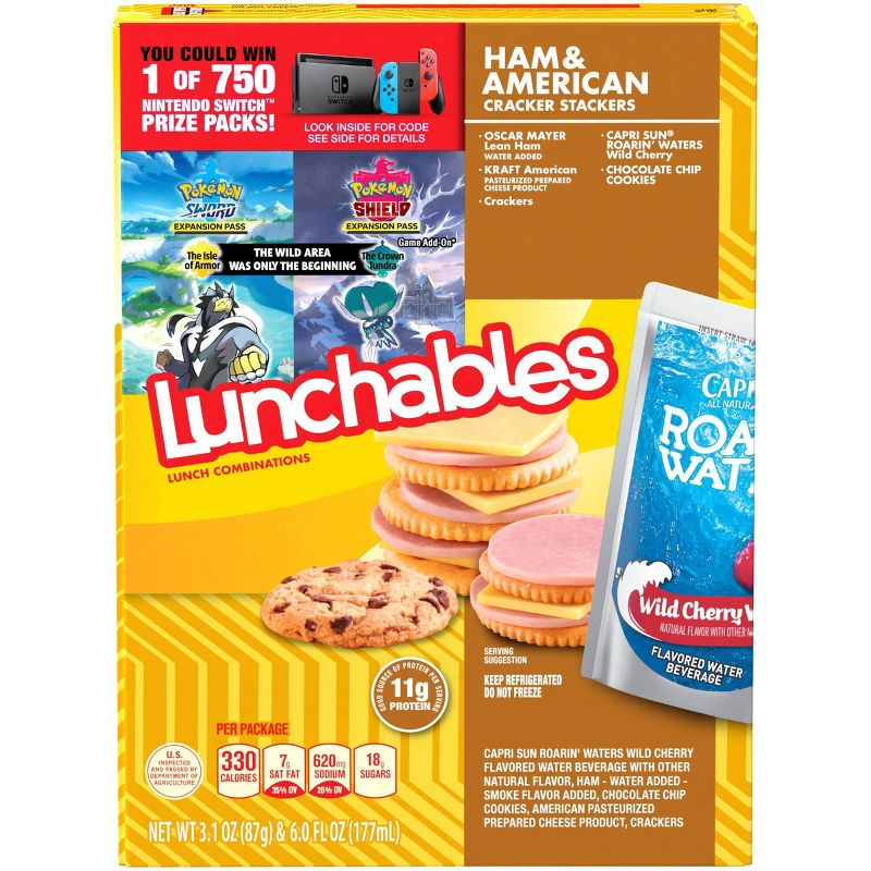 Oscar Mayer Lunchables Ham & American Funpack - 3.1oz