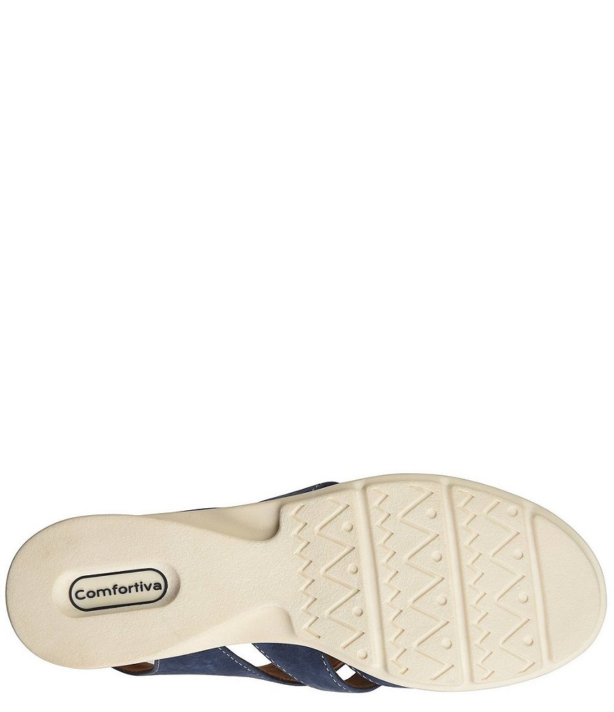 Comfortiva Parma Banded Suede Sandals