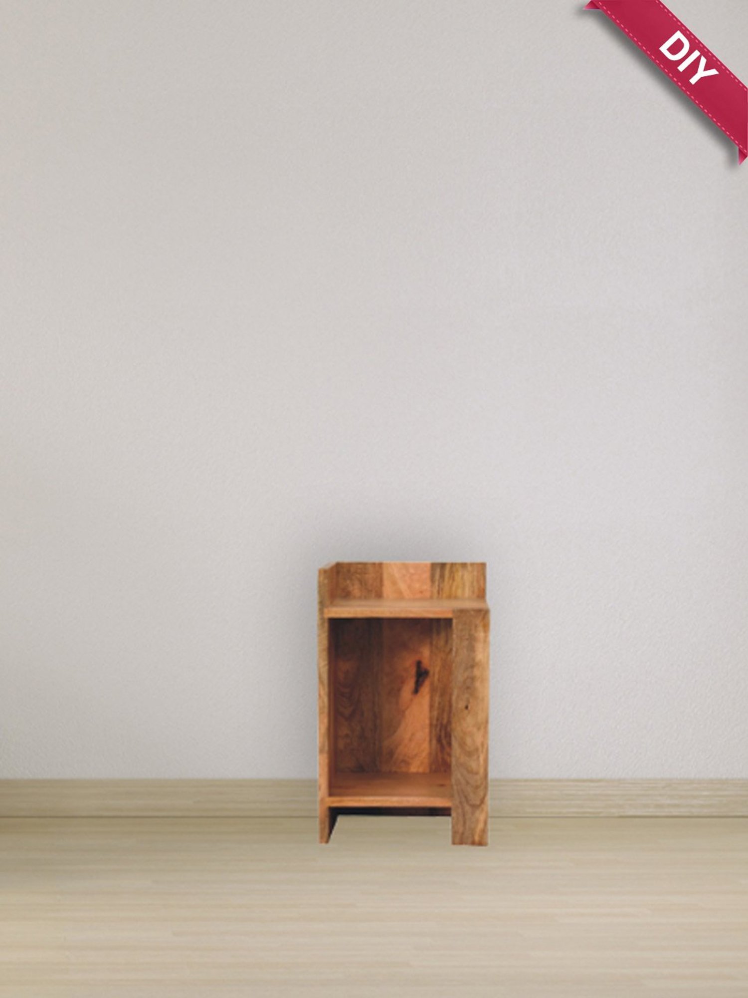 Sleepyhead Ally Teak Brown Sheesham Wood Bedside Table