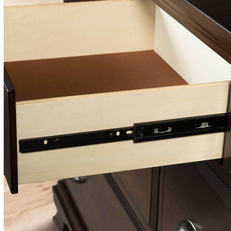 4pc Queen Brinley Storage Bedroom Set Cherry Red - Picket House Furnishings