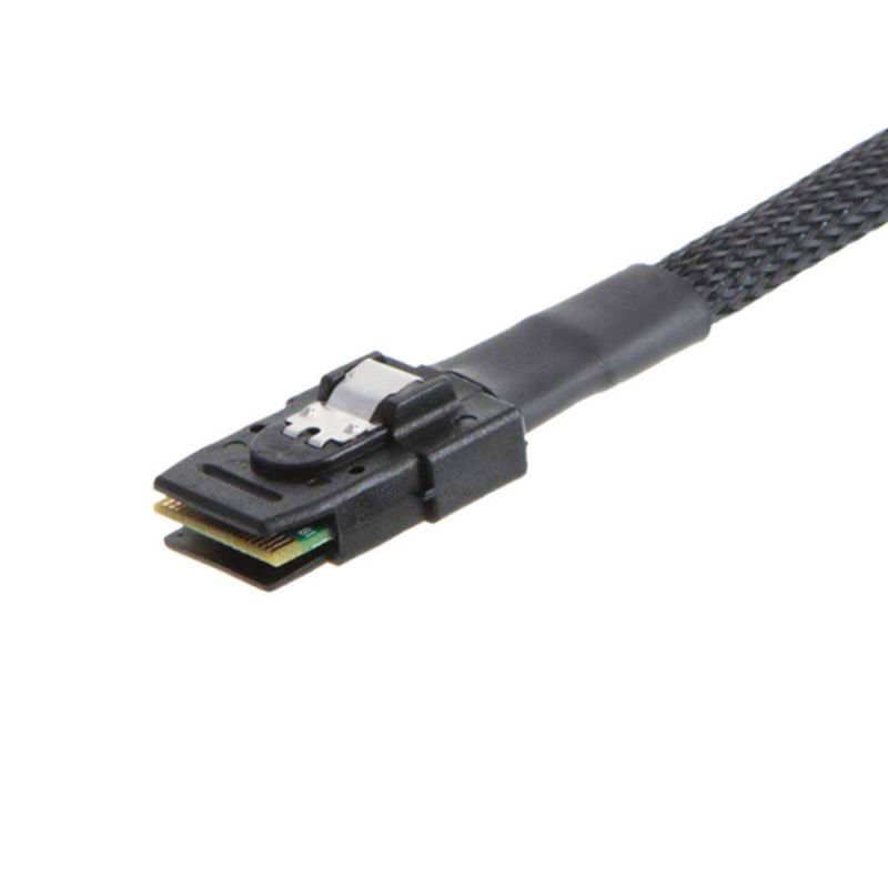 JacobsParts Mini SAS to 4-SATA SFF-8087 Multi-Lane Forward Breakout Internal Cable, 1.6 Feet