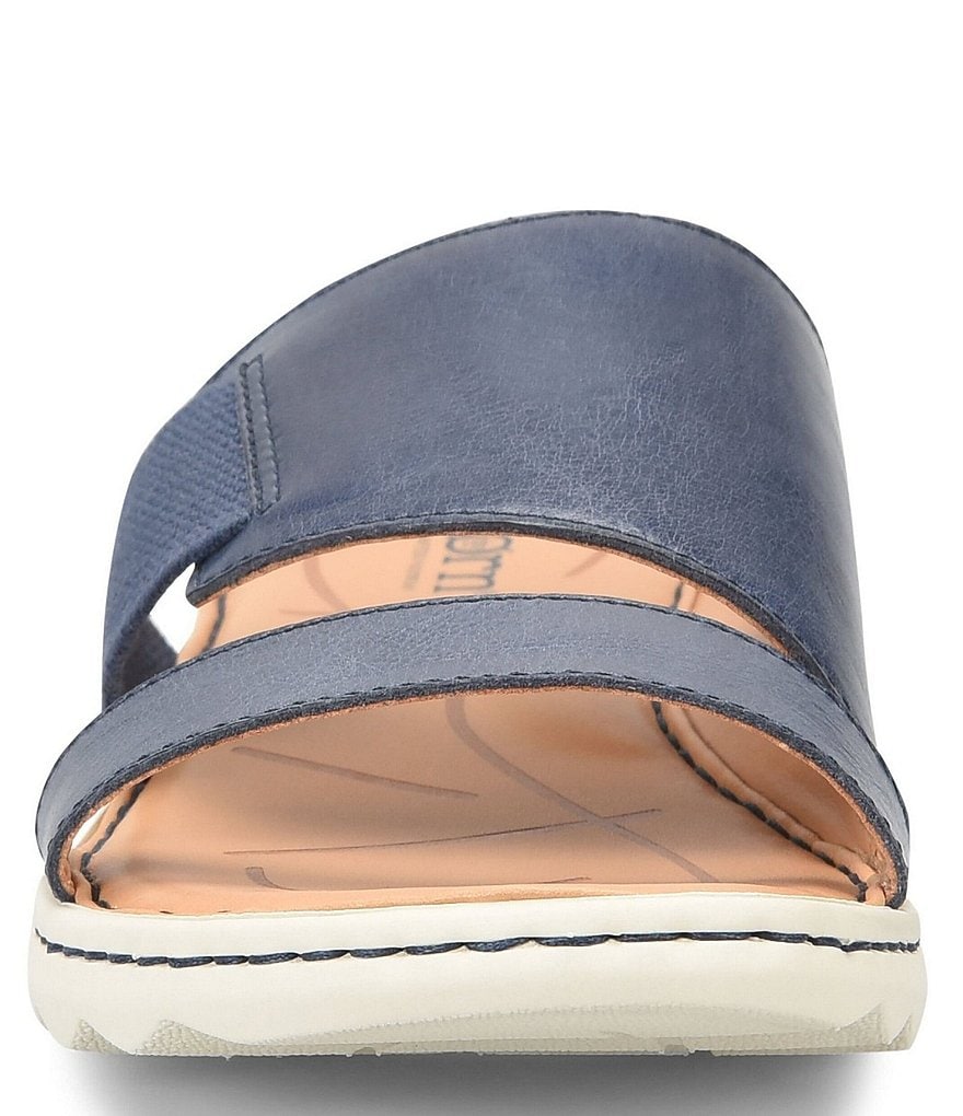 Born Oceana Slide-On Leather Sandals
