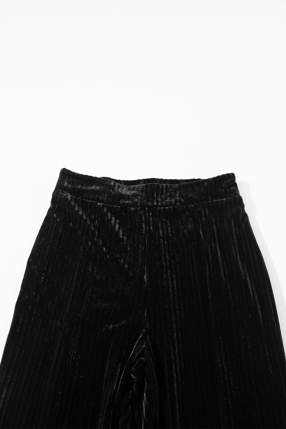 Karen Kane Cropped Wide Leg Linen Blend Striped Pants