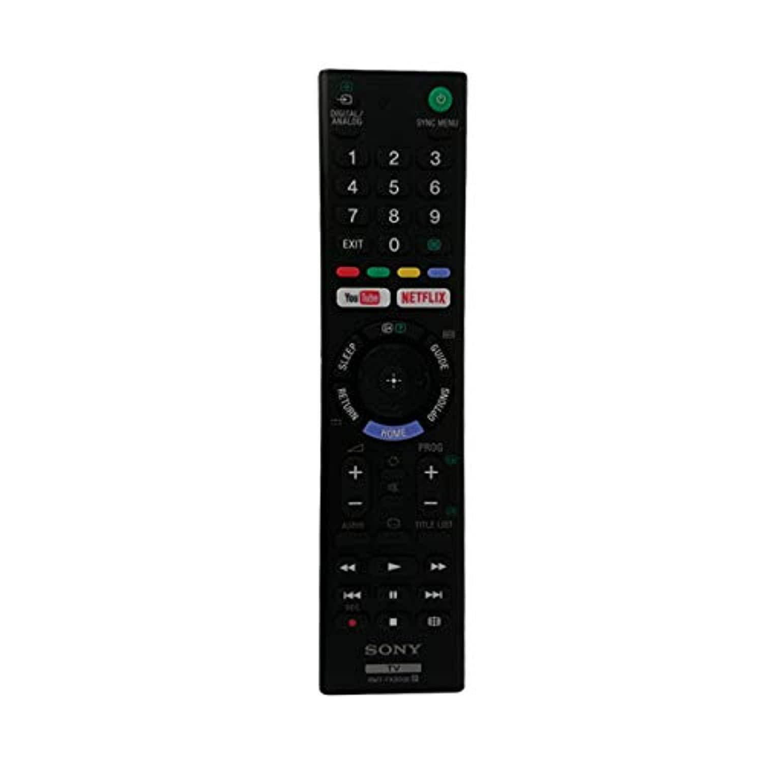 original sony rmt-tx300e tv remote control with netflix button for/fit kd43x7000e kd-43x7000e kd43x7000f kd-43x7000f kd43x720e kd-43x720e kd43xe7000 kd-43xe7000 sony televisions (1