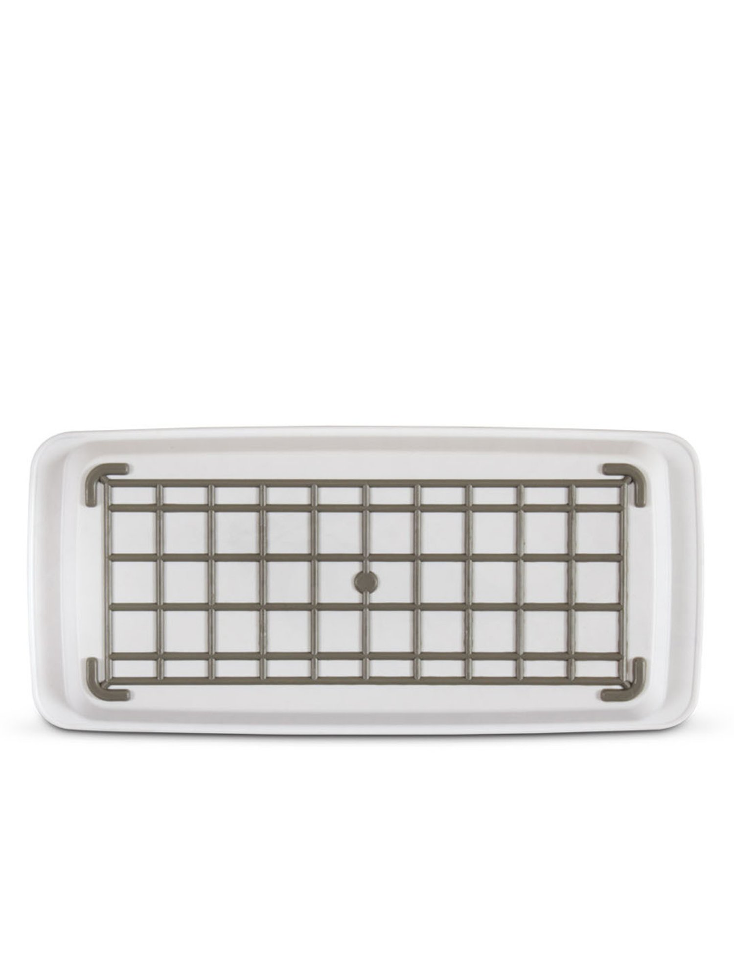 Gibson Home 18" x 24" Ceramic Gracious Rectangular Serving Platter