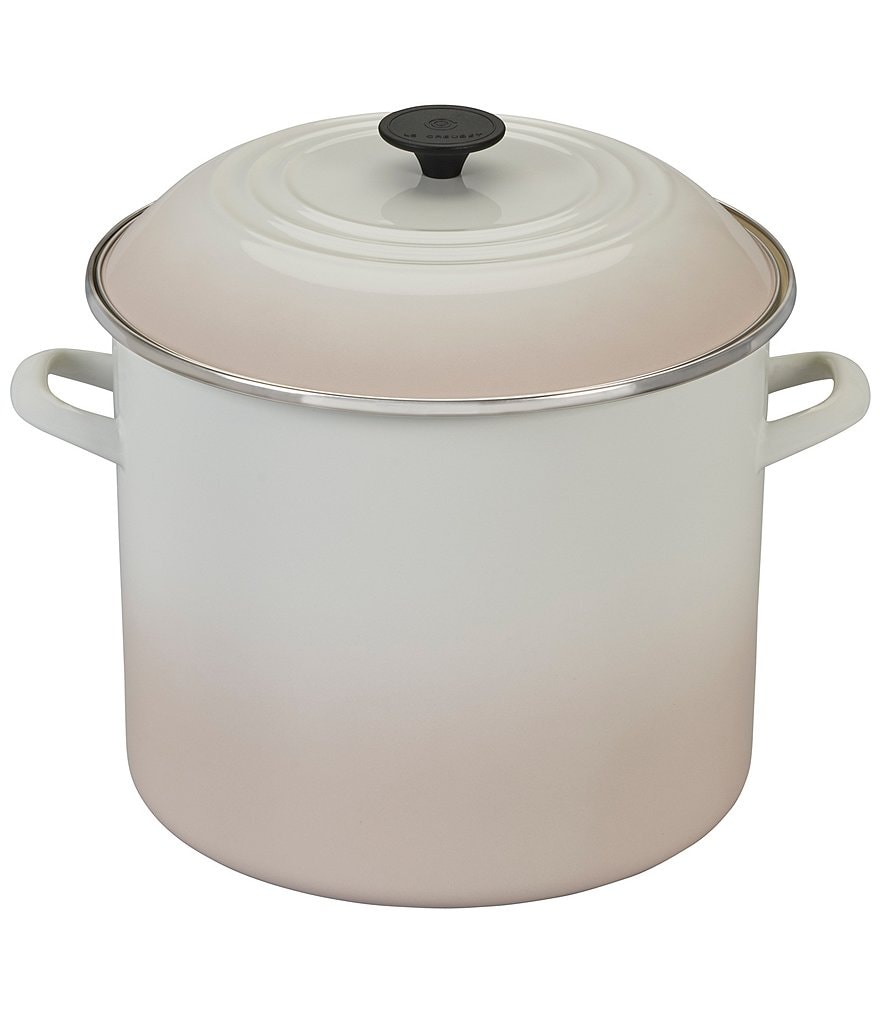 Le Creuset Meringue 16-Quart Enameled Steel Stockpot