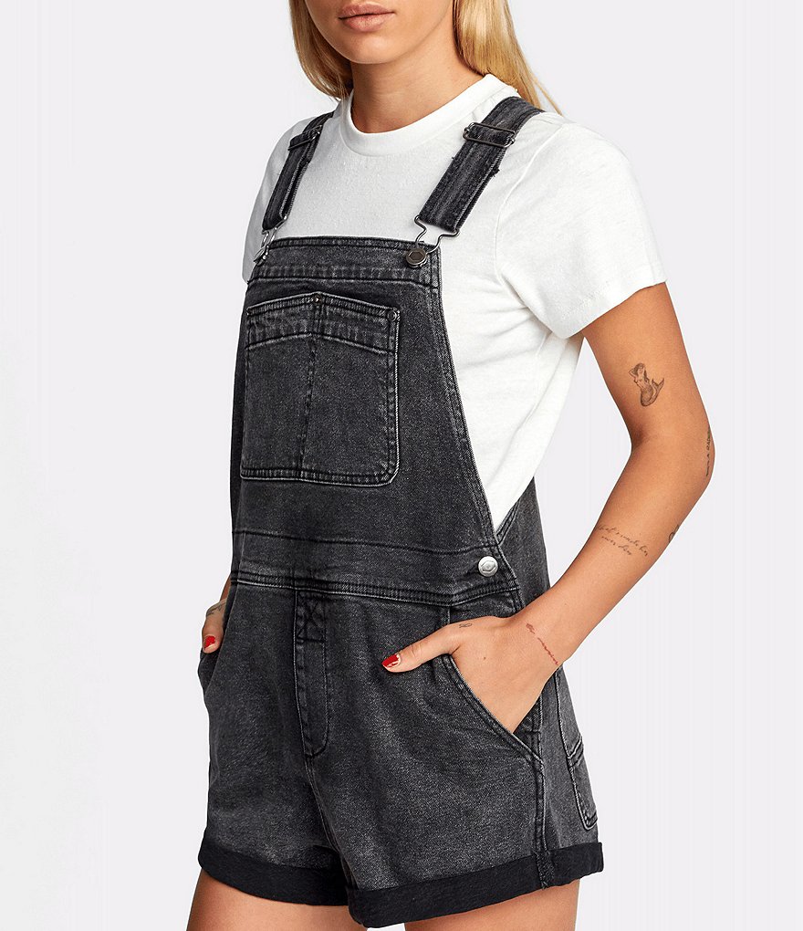 RVCA Marley Sleeveless Denim Shortall