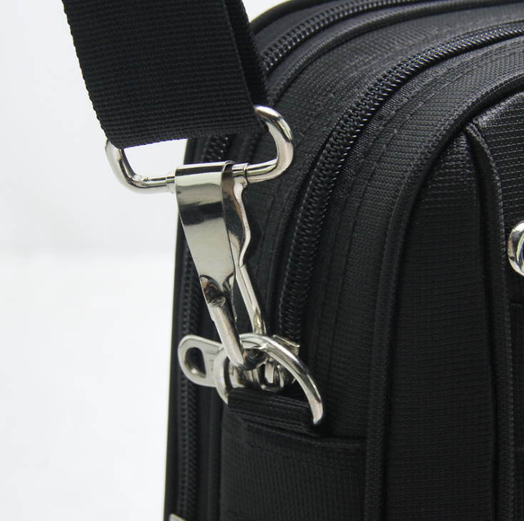 YAJIE Laptop Bag 15.6 Inch,Water Resistant Briefcase, 15inch Expandable Messenger Shoulder Bag with Strap, Taygeer Carry On Handle Case for Computer/Notebook/Macbook for Business Men/Women, Black