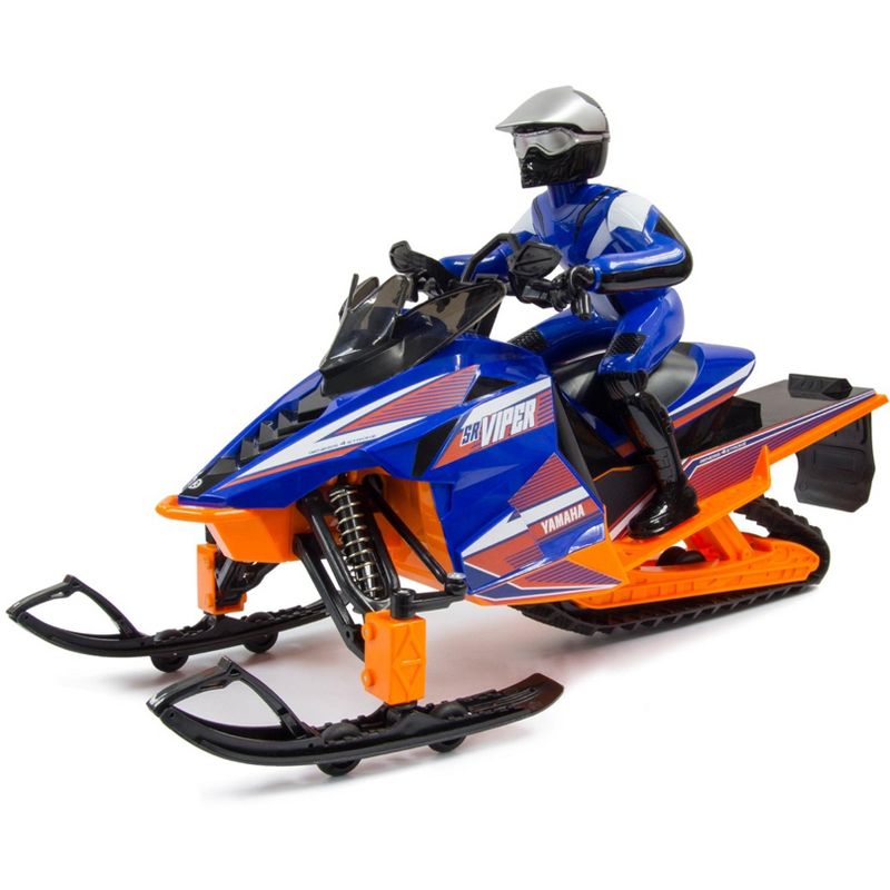 KidzTech 1:6 RC Yamaha Snowmobile Viper (Rechargeable) , Blue with orange