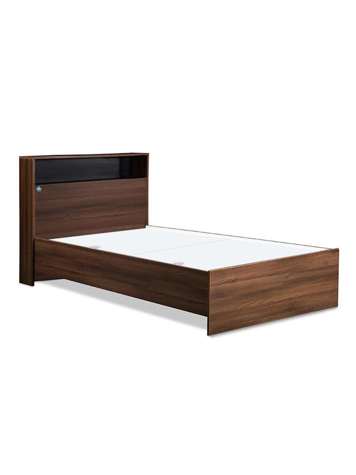 Delite Kom Urban Acacia Dark Engineered Wood Single Bed
