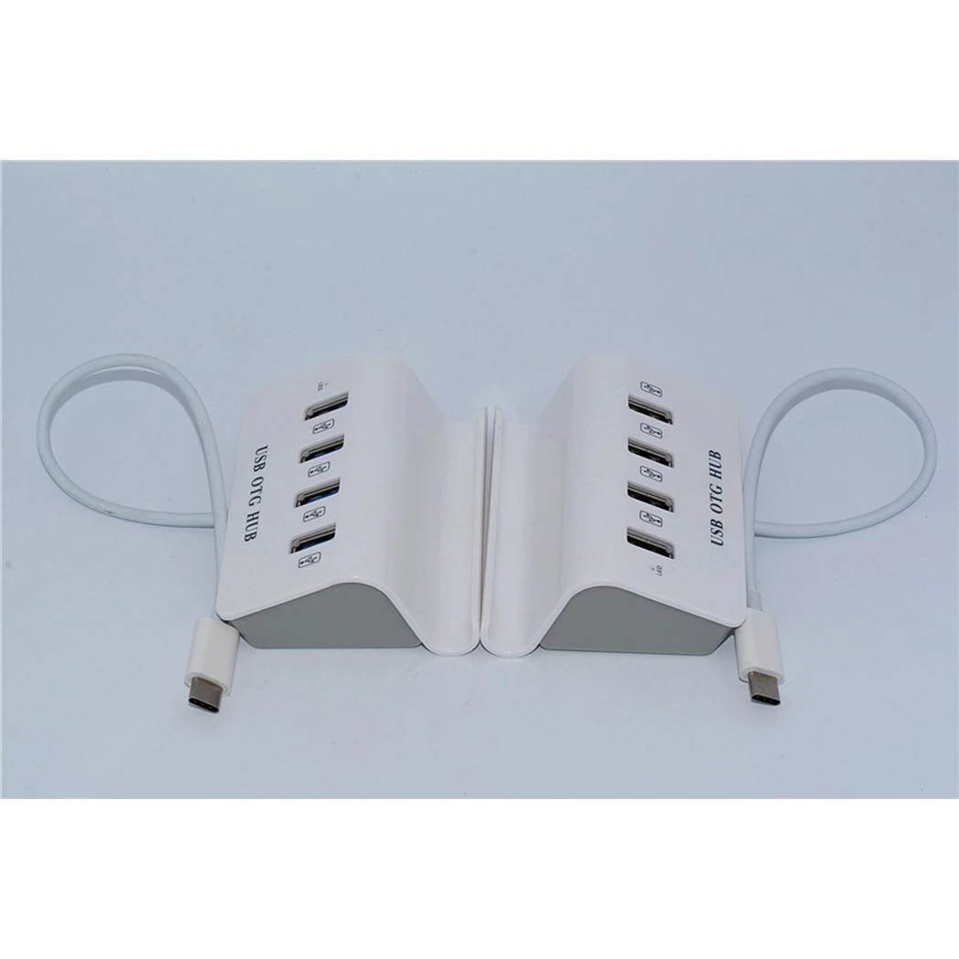 Multifunction Type-C to 4 Ports USB 3.0 OTG Especially great for notebooks Hub Casual Mobile Phone Dock Holder