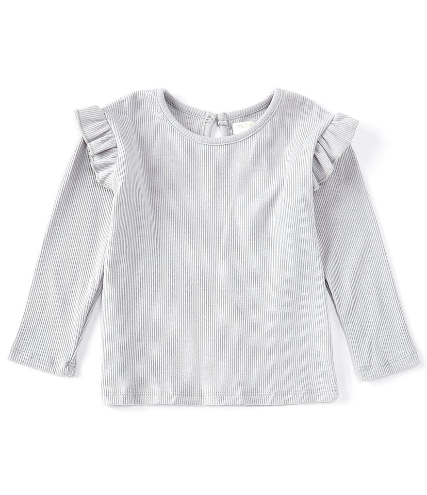 Chelsea & Violet Baby Girls 12-24 Months Long-Sleeve Ruffled Tee
