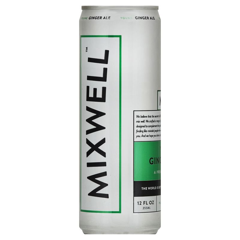 Mixwell Young Ginger Ale - 12 fl oz Can