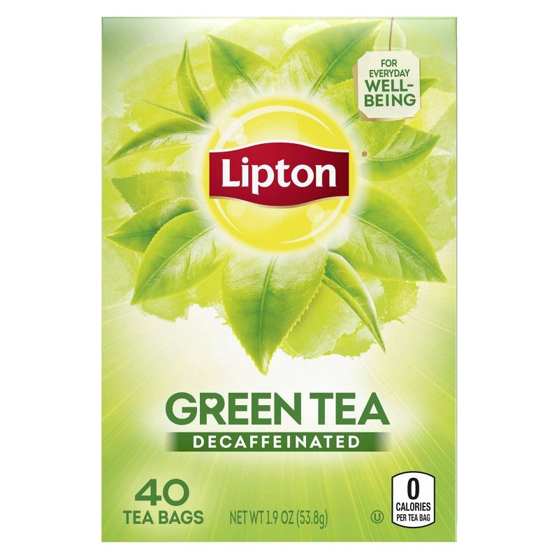 Lipton Decaffeinated Green Tea - 40ct