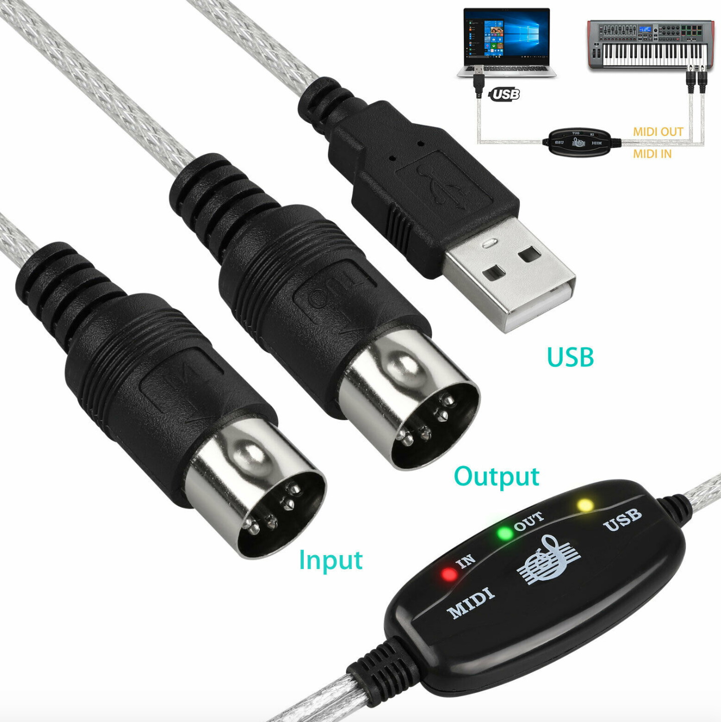 15'ft Mini XLR Male 3P to XLR-Female 3Pin Plug Pro Mic Premium Audio Cable AUX