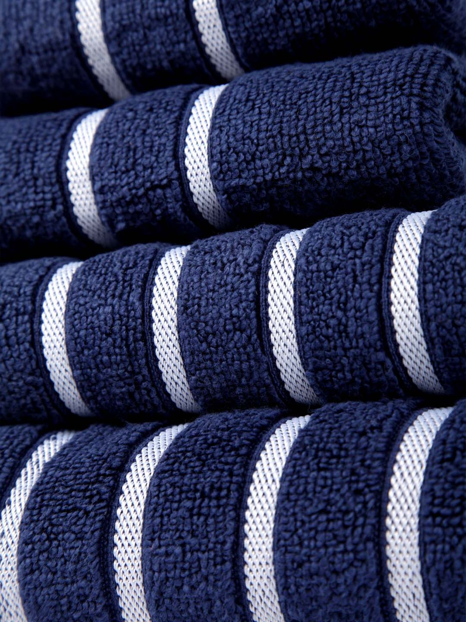 Mark Home 100% Cotton 500 GSM Zero Twist Simply Soft Navy Towel Set