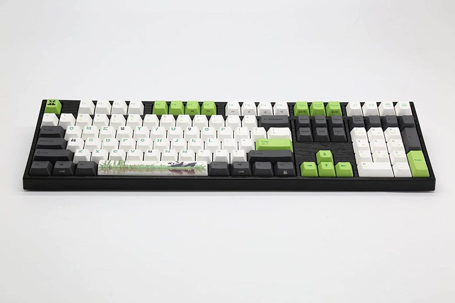 Varmilo VA108M Panda White LED Dye Sub PBT Mechanical Keyboard (Cherry MX Black)