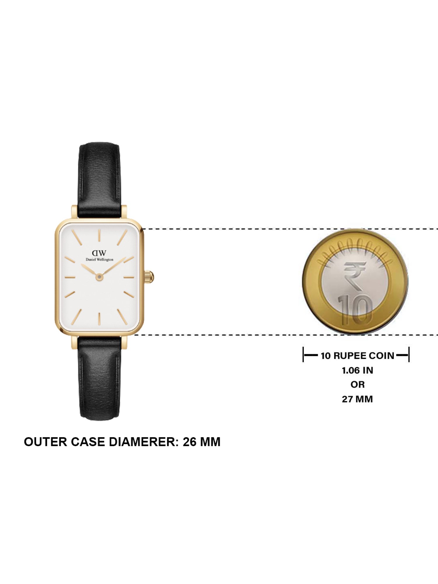 Daniel Wellington DW00100559 Quadro Analog Watch for Women