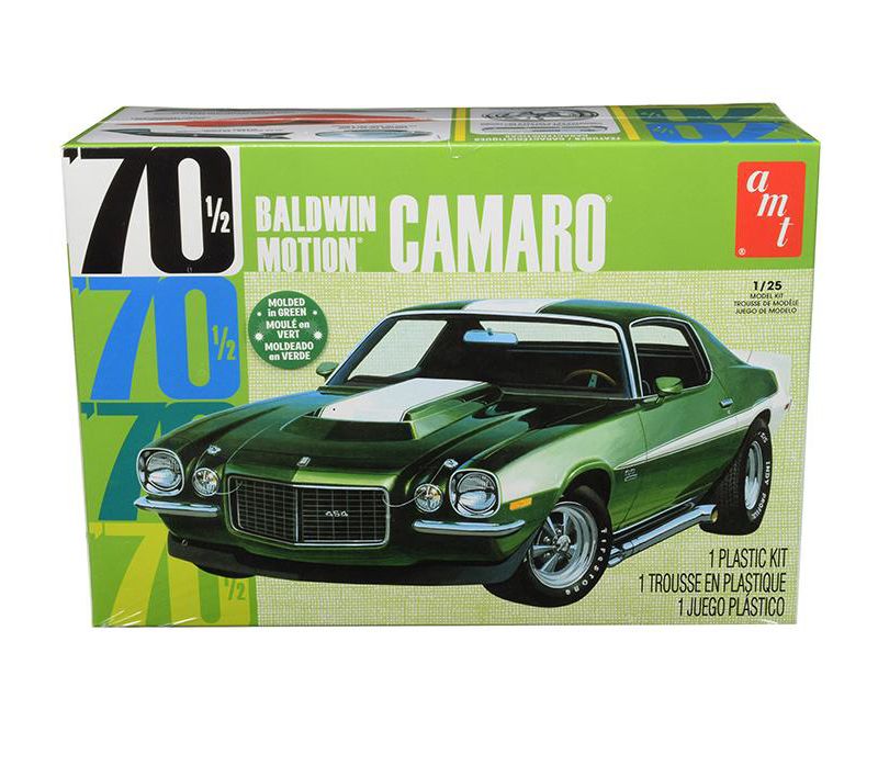 Skill 2 Model Kit 1970 1/2 Baldwin Motion Chevrolet Camaro 1/25 Scale Model by AMT
