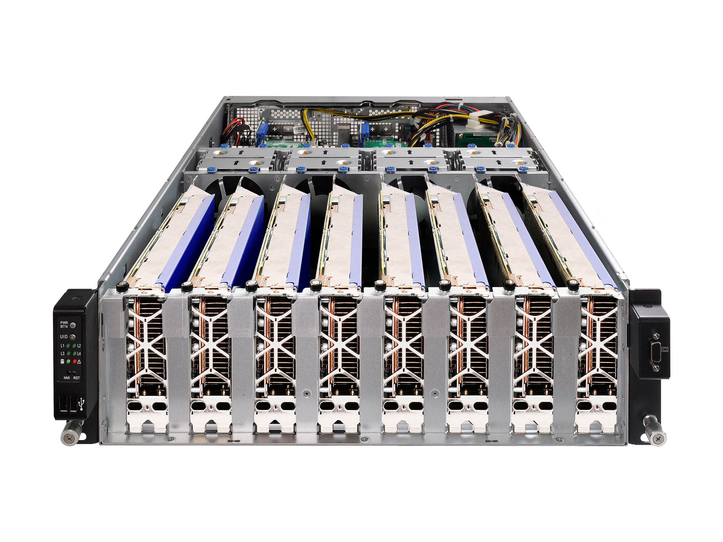 Asrock Rack 3U8G+ 3U Rackmount Server Barebone Dual Socket R3 (LGA2011) Intel C612  8GPU