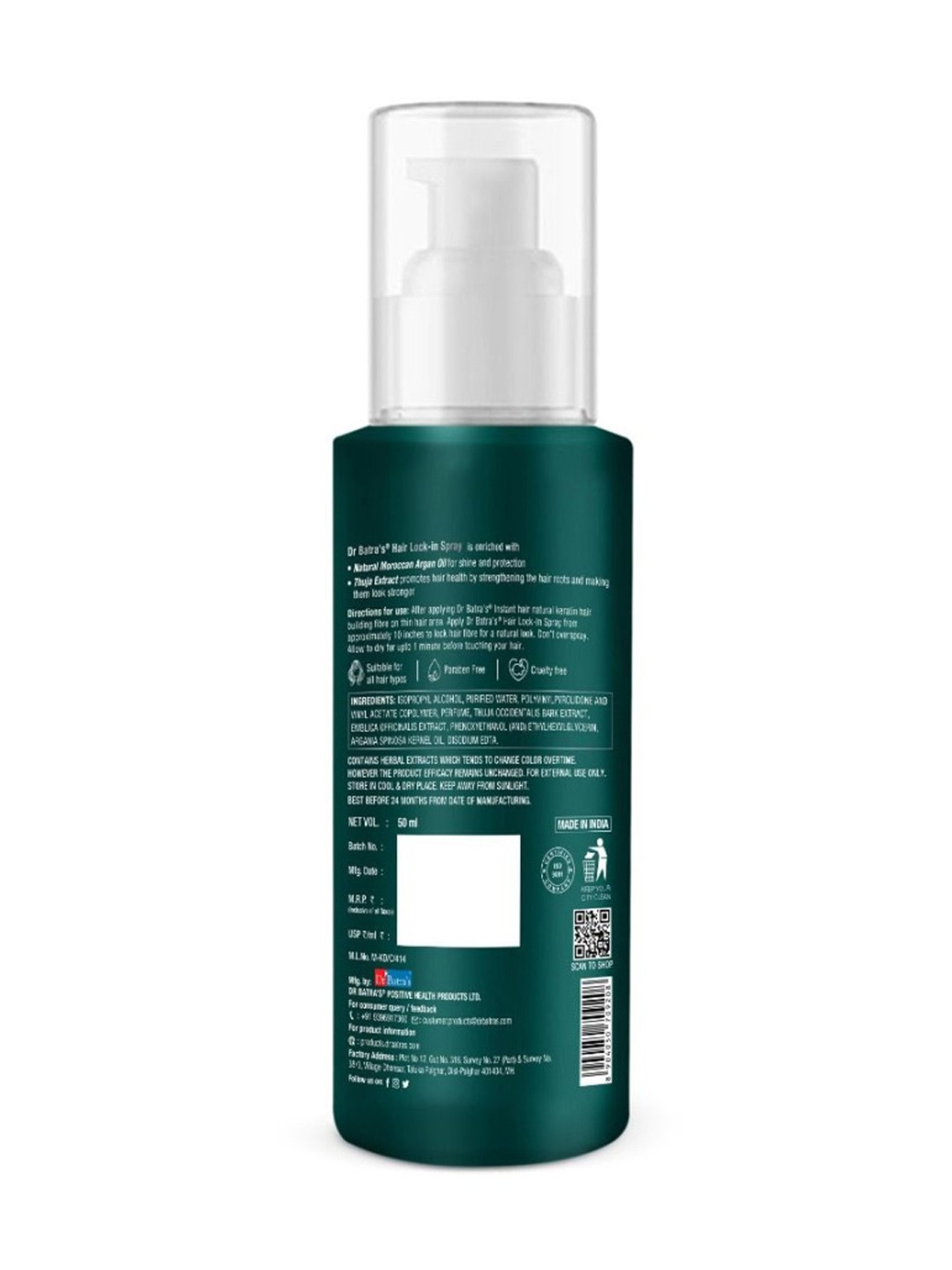 Dr. Batra's PRO+ Hair Lock-In Spray - 50 ml
