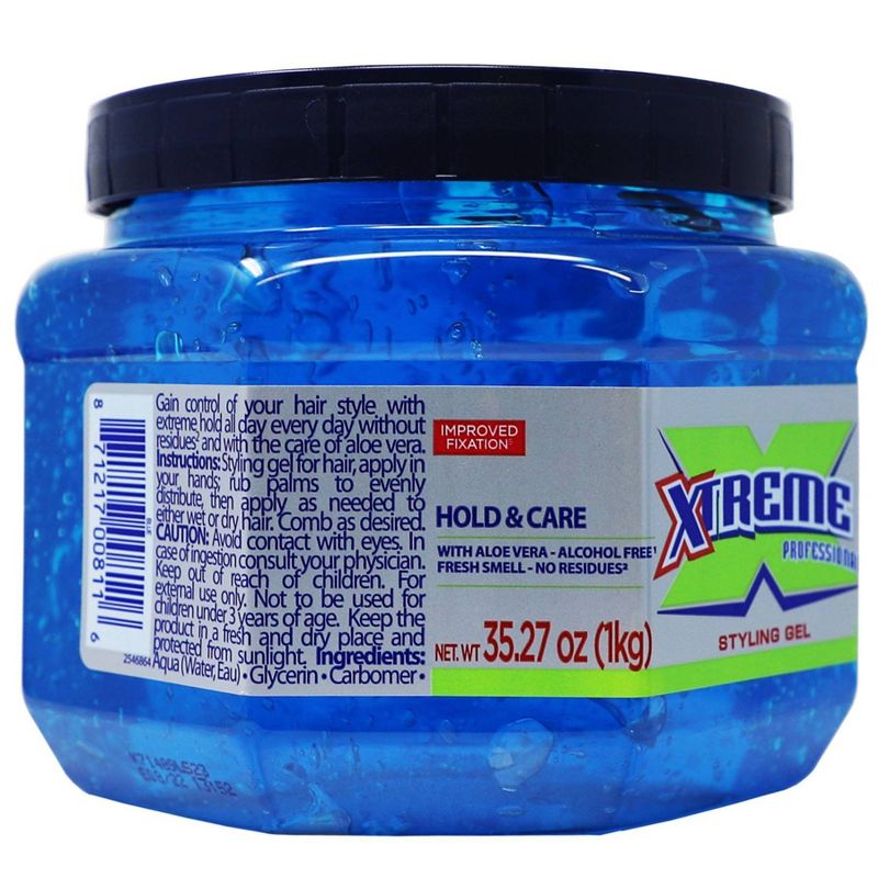 Wet Line Xtreme Pro Styling Gel - Blue - 35.27oz