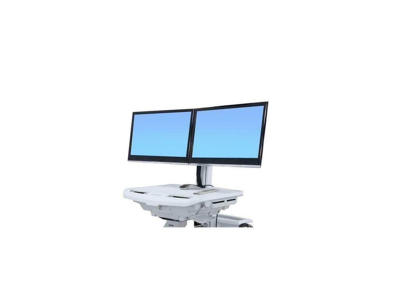 Ergotron 98-030 Sv Dual Monitor Kit - Adjustable Arm For 2 Lcd Displays - Screen Size: 24 Inch - Cart Mountable