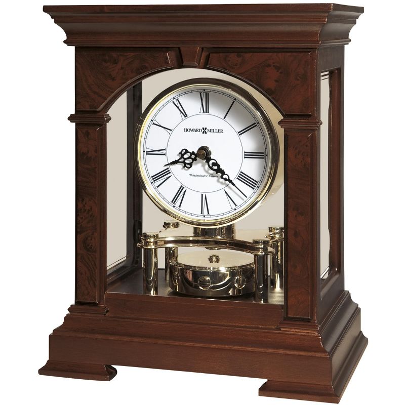 Howard Miller 635167 Howard Miller Statesboro Mantel Clock 635167 Cherry Bordeaux