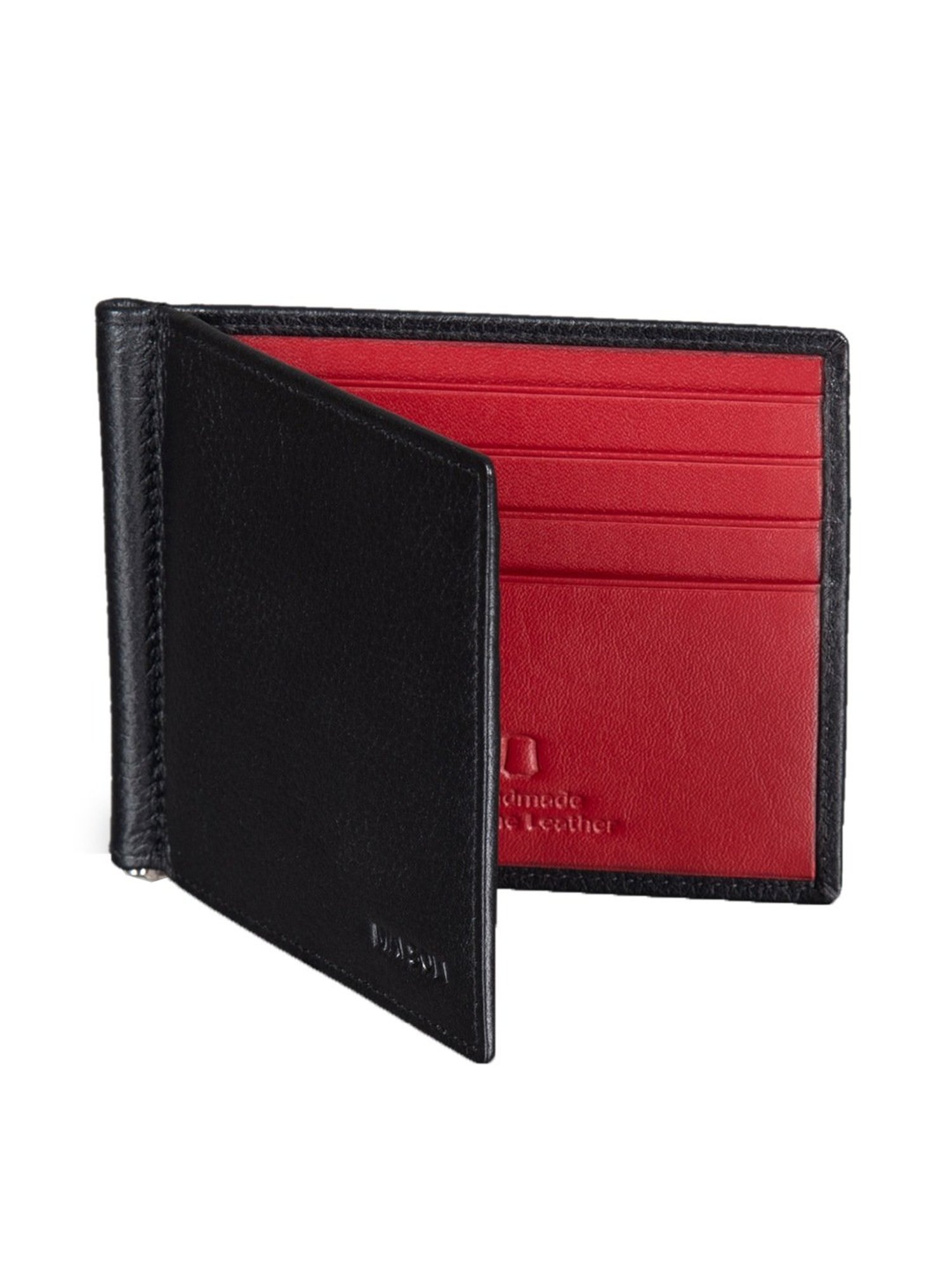 Mai Soli Dollaro Black Casual Leather Money Clip Wallet for Men