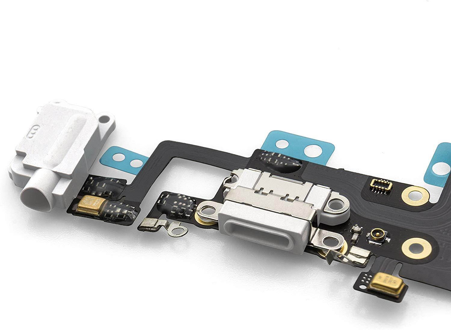 Replacement Part for Apple iPhone 6S Plus Charging Port Flex Cable Ribbon - White