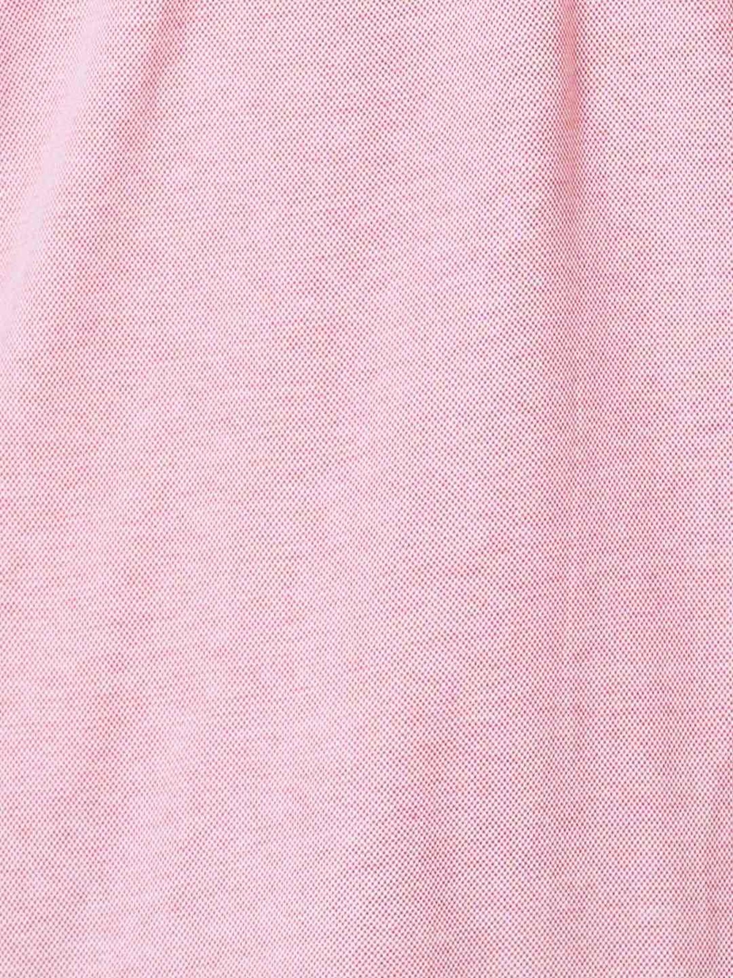 Park Avenue Red Cotton Slim Fit Polo T-Shirt