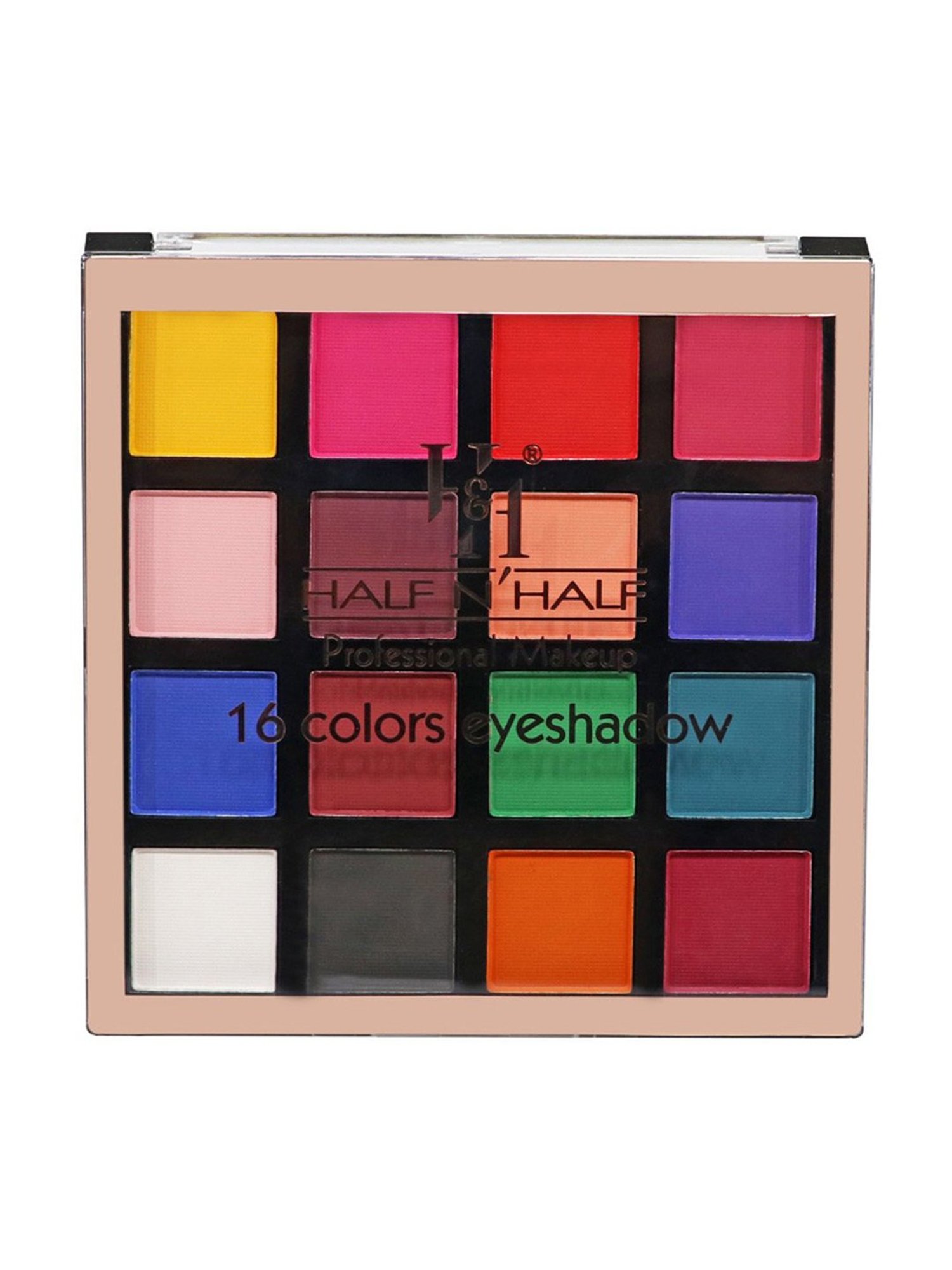 Half N Half Professional Makeup Eyeshadow Palette 01 Matte - 18 gm