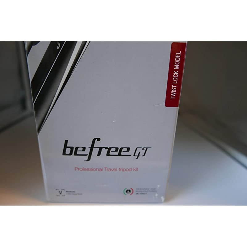 MKBFRTA4GT-BH Befree Advanced Travel Tripod, Twist Lock with Ball Head for Canon, Nikon, Sony, DSLR, CSC, Mirrorless, Up to 10 kg, Lightweight with Tripod Bag, Aluminium, Black